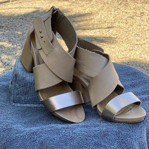 Beige Heels - shoes- ladies shoes
